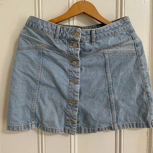 Top Shop Moto Mini jean skirt